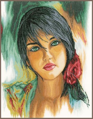 Lanarte PN-0164075 Gefühle Kreuzstichpackung