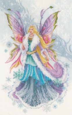 Lanarte PN-0178653 Winter Fantasy Fee Elfe Kreuzstichpackung