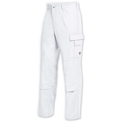 BP Arbeitshose 1486-060-21 Größe 48 weiß Baumwolle 300 g/mÂ²