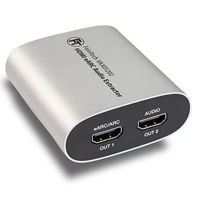 FeinTech VAX01202 HDMI eARC Audio Extractor Splitter 1x2 Dolby Atmos