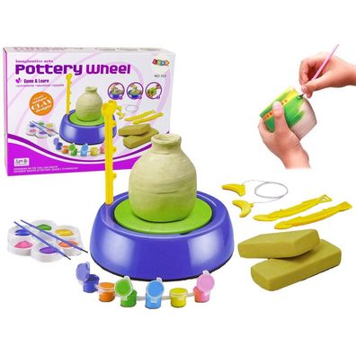 Lean Diy Töpferscheibe Lehmfarbe Set