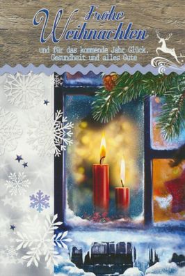 Weihnachtskarten - 100 Stück - 8 Motive