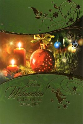 Weihnachtskarten Kerzen - 100 Stück - 6 Motive