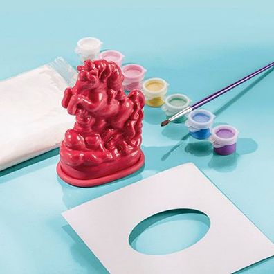 Totum Creativity - Einhorn-Gipsfiguren