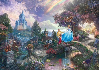 Disney, Cinderella - 1000 Teile Puzzle (Thomas Kinkade)