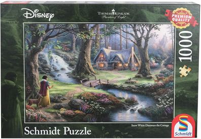 Disney, Schneewittchen - 1000 Teile Puzzle (Thomas Kinkade)