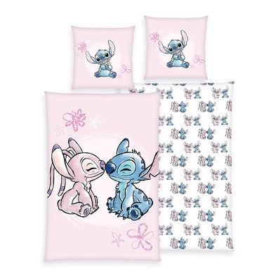 Disney Stitch - Bettwäsche-Set - 80 x 80 cm / 135 x 200 cm
