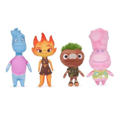 Disney Elemental - Plüschfiguren - 4 Stück im Sortiment - ca. 35 cm