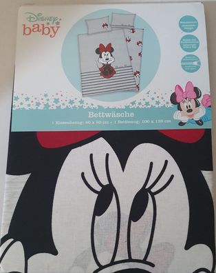 Disney Minnie Mouse - Wendebettwäsche - 40 x 60 / 135 x 100 cm