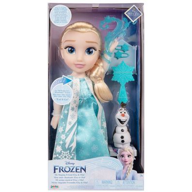 Disney Frozen / Eiskönigin - "My Singing Friend Elsa & Olaf" - Elsa Puppe mit Sound