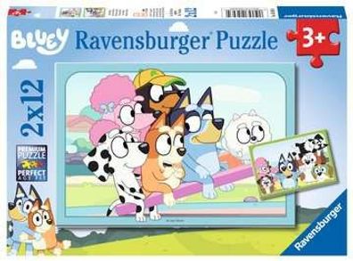 Spaß mit Bluey - Puzzle - 2 x 12 Teile