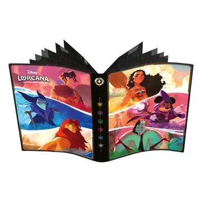 Disney Lorcana: 9-Pocket Card Portfolio Micky, Vaiana, Cruella De Vil