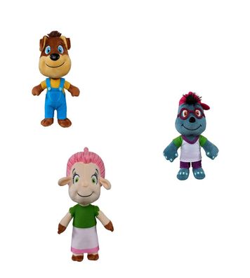 Toggolino Set - Carlito, Florina, Monti - Sortiment 3 Stück Plüsch - 25 cm