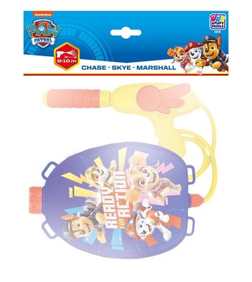 Happy People 16319 - Paw Patrol Wasserpistole, Tank als Rucksack