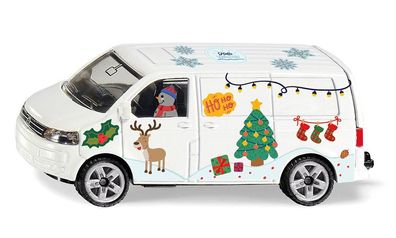 SIKU 6505 - VW T5 Schneemann Limited Edition 100 Jahre Siku, Bastelset - Modellauto