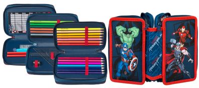 Avengers Tripledecker gefülltes Schüleretui 3 Fächer