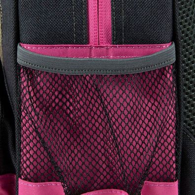 Disney Minnie Mouse Rucksack 30cm Kinder Kindergarten Schwarz Pink