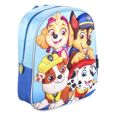 3D Rucksack Paw Patrol 31 cm blau für Kinder