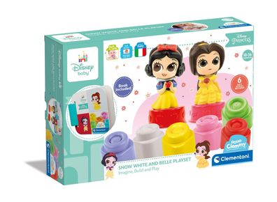 Clemmy Spiel-Set für Disney Princess weiche Bauklötze Buch