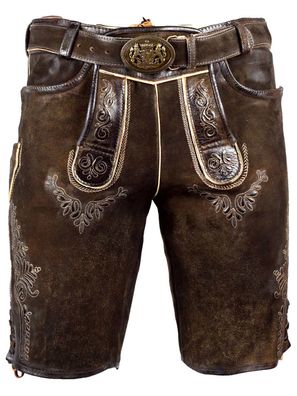 Lederhose kurz Herbert reut antik Goldschmidt Trachten - Größe: 44