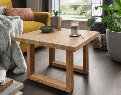 Couchtisch 70x70cm "Dover" Wildeiche geölt WZ-0169