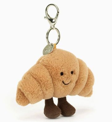 JellyCat Amuseables - Nagelneue Croissant-Tüte mit Etikett und 10 cm Anhänger