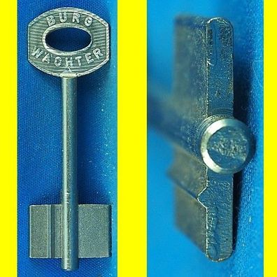 Burgwächter - Doppelbartschlüssel für Juwel Kassetten und Tresortüren 70 mm lang