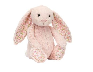 JellyCat Blossom Blush Hase Kirschblute Tuch Kaninchen Plüschtier Spielzeug Toy 31cm