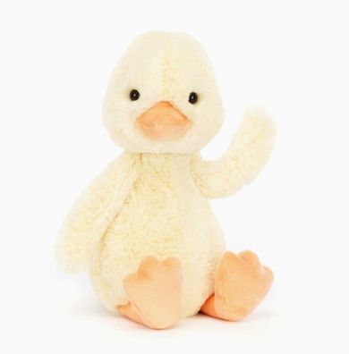 Jellycat Amuseables Neues weiches Plüschtier Schüchterne Ente 30 cm