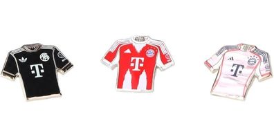 FC Bayern München Button Pin Trikots 3er-Set 53307