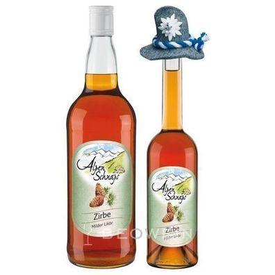 Alpenschnaps Zirbe Milder Likör