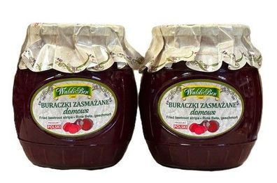 2x WaldiBer Rote Bete geschmort / / Buraczki zasmazane domowe 2x 830g