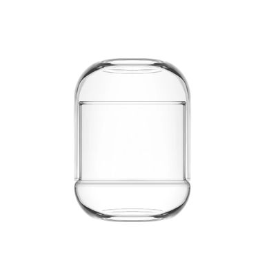 LAV Duo Zuckerdose aus hochwertigem Glas - 380 ml - transparent & modern