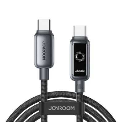 Joyroom S-A55 StarFlight 100W USB-C auf USB-C Kabel 1,2 m schwarz