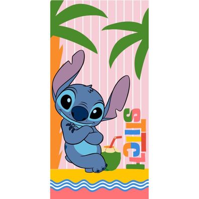 Disney Stitch Kinder Strandtuch Badetuch für Strand und Schwimmbad 70x140 cm