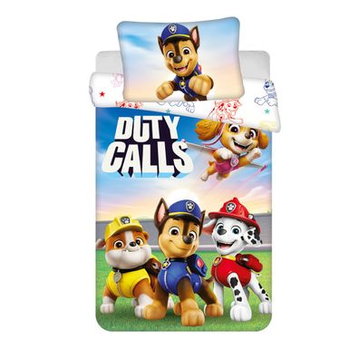 Paw Patrol Bettwäsche-Set für Kinderbett 100x135 cm + 40x60 cm aus 100% Baumwolle