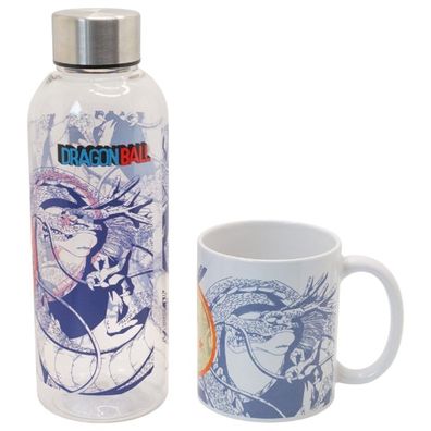 Dragon Ball Geschenkset Trinkflasche und Kaffeebecher 2-teilig