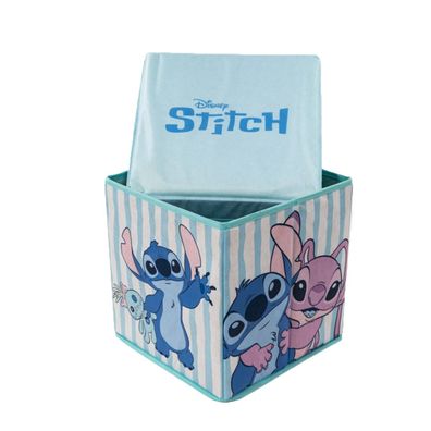 Disney Stitch Ordnungsbox mit Sitzfläche faltbare Kinderzimmer Aufbewahrungsbox