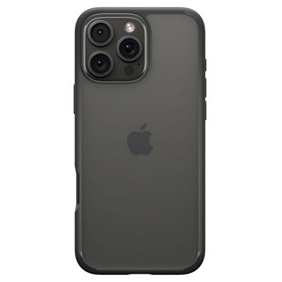 Spigen Ultra HybridHülle Kompatibel mit iPhone 16 Pro Max Mattschwarz