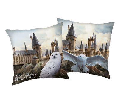 Harry Potter Motivkissen Hedwig 1-Stück 40x40 cm Doppel-Seitig Aufdruck Sofakissen