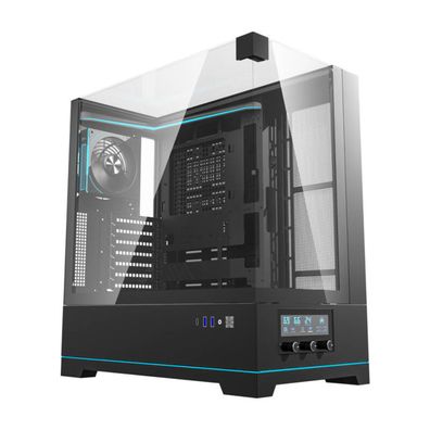 Darkflash DY450 PRO Big Tower PC-Gehäuse Schwarz mit ARGB & Lüftersteuerung