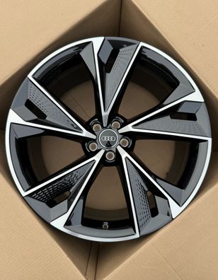 1x Orig Audi RS6 RS7 4K C8 22 Zoll Alufelge Struktur 4K0601025DF 10,5JX22 ET19 NEU
