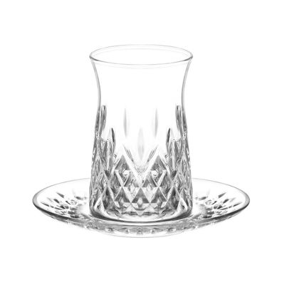 LAV Odin Elegantes Teeset mit Untertellern für 6 Personen 170 ml - 12-teilig