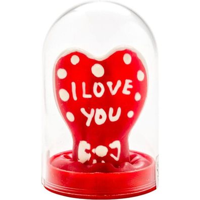 Condomerie Condomerie - Handbemalte Neuheitskondome Herz - Ich Liebe Dich Modell 1
