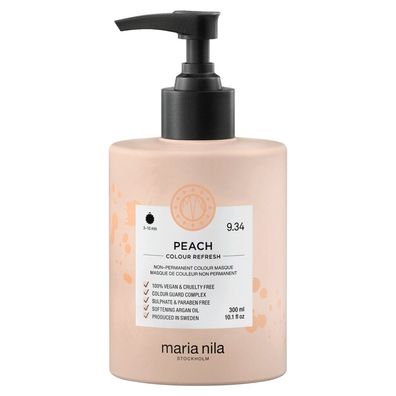 Maria Nila Colour Refresh Non-Permanent Colour Mask 9.34 Peach 300ml