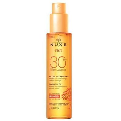 Nuxe Sun Bräunungsöl LSF30, Gesicht & Körper, 150ml