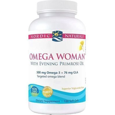 Nordic Naturals Omega Frau 120 Kapseln für Damen
