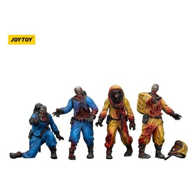 Joy Toy Zombie Dark Source Actionfiguren 4er-Pack Biochemical Lab Team 8 cm