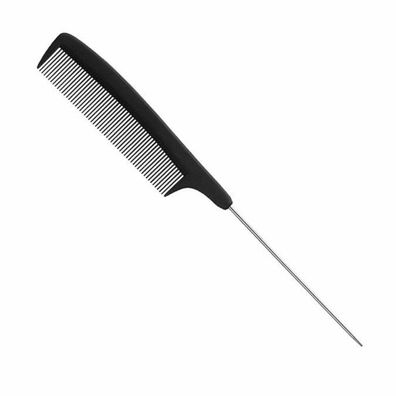 Eurostil Professioneller Kamm aus reinem Metall, aus Karbon, 223 mm, 1 Un