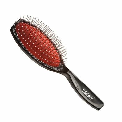 Eurostil Fuelle Pua Kugelbürste, klein, Weiß Schwarz, Schwarz, 1 Un